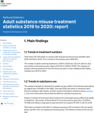 Adult Substance Misuse Treatment Statistics 2019 To 2020  Report - GOV UK
